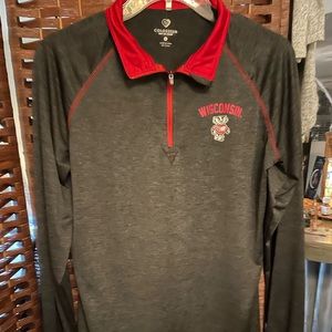 Woman's Calasium Wisconsin Badgers polo top